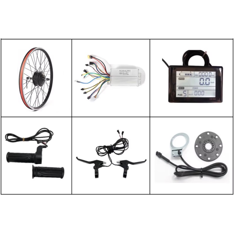 Electric bike conversion kit with 36v 250w front motor 20, 26, 27.5, 28, 29", 700cc KROXNE - 3  