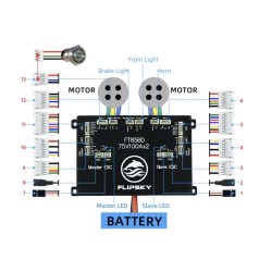 Kontroller Flipsky FT85bd ESC s alyuminiyevym korpusom dlya elektroskeytborda, velosipeda, skutera ili mototsikla KROXNE - 6  