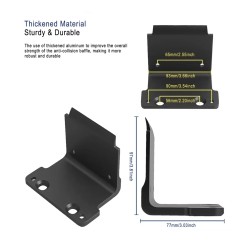 Modificeret fortykket skærm i aluminium anti-kollisionsbaffel til Dualtron Thunder, Victor, Achilles, DT3 Minimotors - 14  