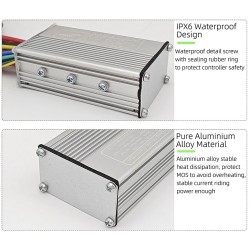Sada ovládača a displeja S866 pre elektrický bicykel - 24 V, 36 V, 48 V - 250 W, 350 W, 500 W, 13 A, 15 A, 22 A  - 10 Vysokovýko
