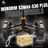 Monorim X3 Max Air sprednje vzmetenje z dvema kolesoma za Ninebot Max G30 & podobni skuterji – Nadomestni del & blazilec Monorim