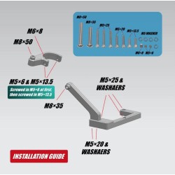 Amortizer upravljanja za Ausom DT2 Pro, L2, L2 Max, Kugoo F3 Plus ili slican  - 8 
Kompatibilnost: za Ausom DT2 Pro, L2, L2 Max,