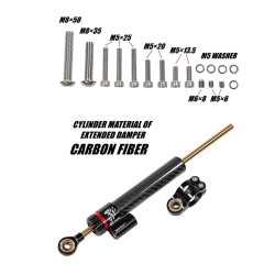 Styrdämpare för Ausom DT2 Pro, L2, L2 Max, Kugoo F3 Plus & liknande elscootrar, säker & stabil  - 15  
