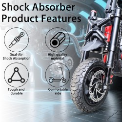 Predno okachvane Monorim MZ3 Plus Dual Air za Segway ZT3 povechen komfort  - 2  