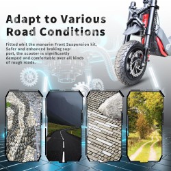 Monorim MZ3 Plus Dual Air front suspension for Segway ZT3 improved comfort  - 3  