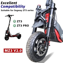 Monorim MZ3 2.0 framfjaedring med 160mm bromsskiva foer Segway ZT3 elscooter  - 8  