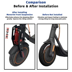 Przednie zawieszenie monorim MF0 do skutera elektrycznego Segway F20 F25E F30E F40E Monorim - 42 Zamontuj amortyzatory monorim M