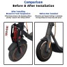 Suspensão dianteira monorim MF0 para scooter elétrico Segway F20 F25E F30E F40E Monorim - 42 Instale amortecedores MF0 monorim e
