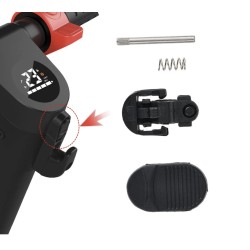 Zatrzask hakowy z klamra kompatybilny z HX X7 i HX X8 do bezpiecznego zamykania hulajnogi  - 3  