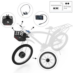 Kit Monorim BPK350 motor 380w - bateria incluída para bicicleta elétrica  - 2 Kit de potência para bicicleta elétrica Monorim BP