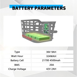 Kit Monorim BPK350 motor 380w - batareya vklyuchena za elektricheski velosiped  - 4 Monorim BPK350 E-bike power kit, 380W – Preo
