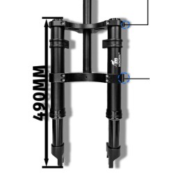 Front suspension Monorim MD0 Coil Spring 490mm x 165mm  - 4 
Fitment: Monorim MD0 Coil Spring 490mm x 165mm for compatible build