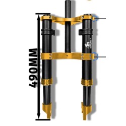 Suspensão dianteira Monorim MD0 Air Hydraulic 490mm x 165mm  - 6 
Compatibilidade: para montagens compativeis com a forquilha Mo