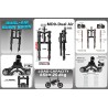 Suspensie fata Monorim MD0 Dual Air Version 490mm x 165mm  - 13 
Compatibilitate: pentru configuratii cu dimensiune 490mm x 165m
