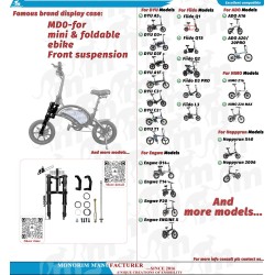 Sprednje vzmetenje Monorim MD0-FiidoQ  - 1 
Zdruzljivost: sprednje vzmetenje Monorim MD0-FiidoQ za Fiido Q (Q1/Q1S) in zdruzljiv