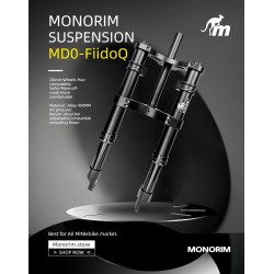 Monorim MD0-FiidoQ framfjadring  - 3 
Kompatibilitet: Monorim MD0-FiidoQ framfjadring for Fiido Q (Q1/Q1S) och kompatibla mini e