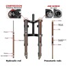 Suspensao dianteira Monorim MD0-V1 para Xiaomi M365/Pro  - 12 
Compatibilidade: kit Monorim MD0-V1 para Xiaomi M365/Pro e compat