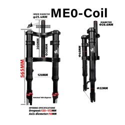 Predno okachvane Monorim ME0 Coil spring version 565mm x 165mm  - 12 
Suvmestimost: ME0 Coil Spring 565mm x 165mm za suvmestimi 