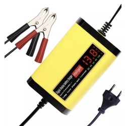 Caricabatteria 12V 2A per batterie al piombo acido 7Ah 12Ah 14Ah 20Ah  - 2 Caratteristiche principali

Display LCD digitale con 