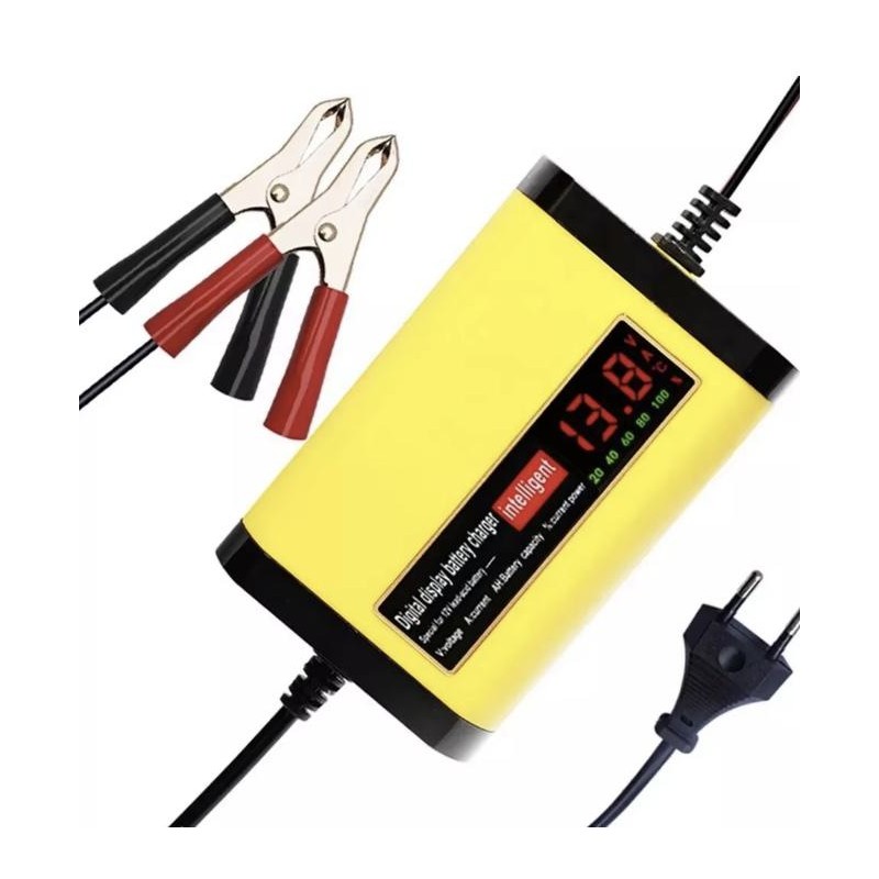 12V 2A battery charger for lead acid batteries 7Ah 12Ah 14Ah 20Ah  - 2 Main Features

Digital LCD display showing real-time volt