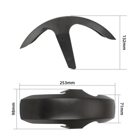 Etulokasuoja Xiaomi 5 MAX sähköpotkulaudalle  - 1  