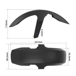 Guardabarros delantero para patinete Xiaomi 5 y Xiaomi 5 Pro  - 1  