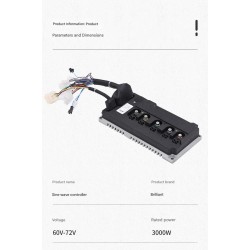 Sinusgolf elektrische voertuigcontroller 60V-72V 3000W 80A Monorim MC80A  - 7 Sinusgolf elektrische voertuigcontroller 60V–72V 3