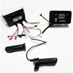 Sinusovy bezkefovy regulator motora set 48V 84V 50A 3000W s plynom a displejom  - 2 Zoznam produktov

50A regulátor + 1 plynová 