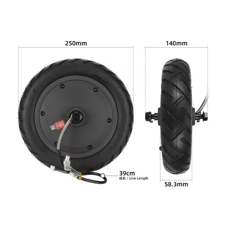 Motor dlya samokata Xiaomi 5 sovmestimyi, zapchast s vysokim momentom  - 1 Sovmestimost: dlya Xiaomi 5 i podobnykh elektrosamoka