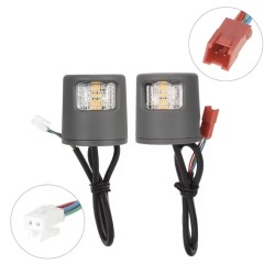 LED migachi za trotinetka Xiaomi 5/5 Pro/5 Plus/5 Max ili podoben - komplekt signalizatsiya i bezopasnost  - 1 
Yasna savmestimo