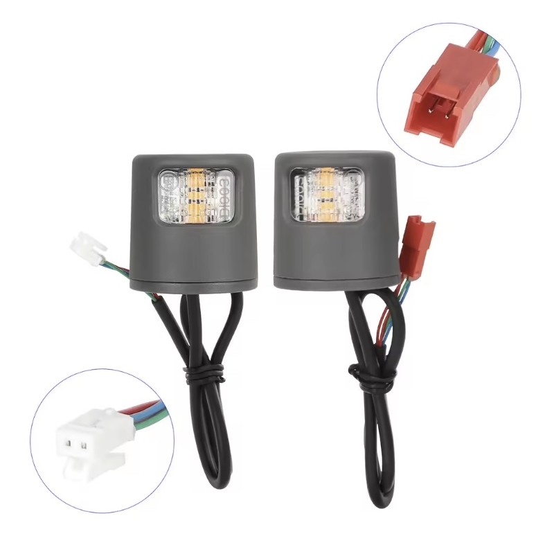 LED migachi za trotinetka Xiaomi 5/5 Pro/5 Plus/5 Max ili podoben - komplekt signalizatsiya i bezopasnost  - 1 
Yasna savmestimo