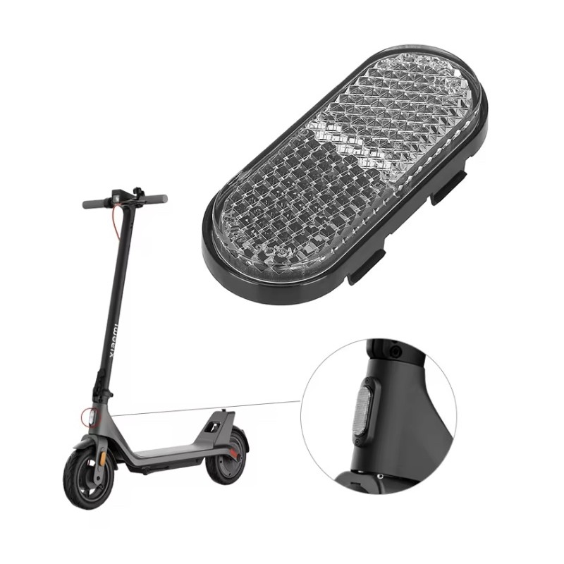 Front reflector / catadiopter for Xiaomi 4 Lite 2nd Gen electric scooter  - 1 Exact compatibility: made for Xiaomi 4 Lite 2nd Ge