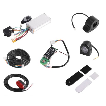 Kit contrôleur 48V Monorim U5+ avec télécommande et limiteur de vitesse pour trottinettes Xiaomi  - 1 
Compatible avec les trott