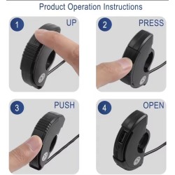 Porta di ricarica USB e USB-C per manubrio monopattino elettrico - XT30, XT60 e XT90  - 3 Compatibile con manubri di monopattini