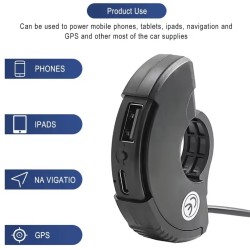 USB and USB-C charging port for electric scooter handlebar - XT30, XT60 and XT90  - 5 Suitable for electric scooter handlebars, 