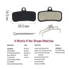 Brzdové doštičky Shimano Saint M810/M820, Zee M640, XTR M9120, XT M8020, Deore MT520 a TRP Quadiem/Slate T4  - 2 
Vhodné pre via