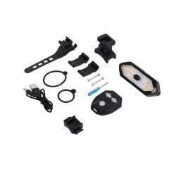 Kit de luces intermitentes traseras diseñado para Ninebot ES1, ES2, ES3, ES4, E22, E25, E45 o similar  - 1 Diseñado para Ninebot