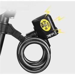 Cadenas avec alarme haute sensibilité - puissance sonore supérieure à 100 décibels. Clé, télécommande ou application mobile Wan 