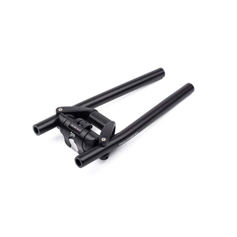 90 degree foldable aluminum handlebar  - 1 90 degree foldable aluminum handlebar
Easy fold handlebar to a 90 degree angle
Instal