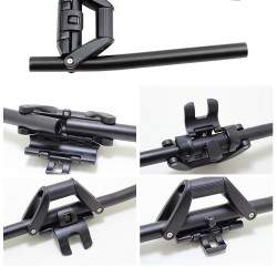 Guiador de alumínio dobrável de 90 graus  - 3 Guiador de alumínio dobrável de 90 graus
Guiador dobrável fácil em um ângulo de 90