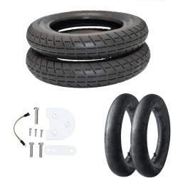 10 Zoll Emove Brand Wheel Kits für Xiaomi PRO Schwarz - Rot - Weiß  - 1  