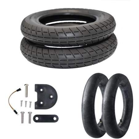 10 tuuman Emove-merkkiset pyöräsarjat Xiaomi PRO -mustalle - punainen - valkoinen  - 2  