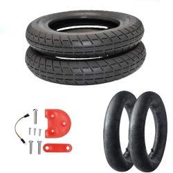 10 tommer Emove-mærkehjulsæt til Xiaomi PRO Sort - Rød - Hvid  - 3  