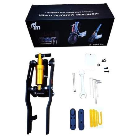 Suspensão Monorim V4 MX - Suspensão dianteira para Ninebot Max G30, G30D e G30LP Monorim - 3 Suspensão Monorim V4 MX para Ninebo