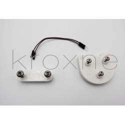 Podstawka błotnika / adapter do opon 10 cali Xiaomi M365, 1S, Pro2 i M365 Pro KROXNE - 1 Podstawka błotnika / adapter do opon 10