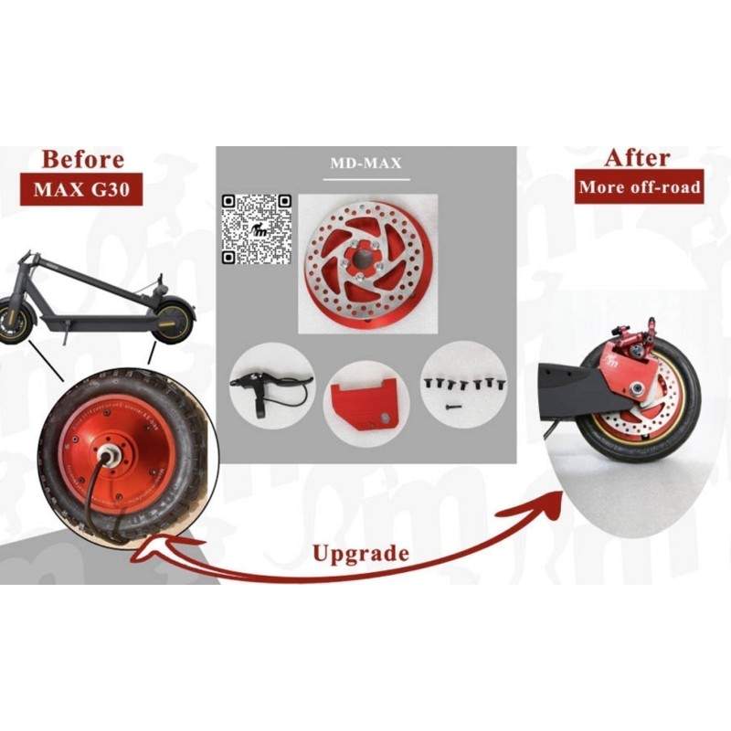 MD-Max engine cover for Ninebot Max G30, G30D, G30LP Monorim - 1 MD-Max engine cover for Ninebot Max G30, G30D, G30LP
Specially 