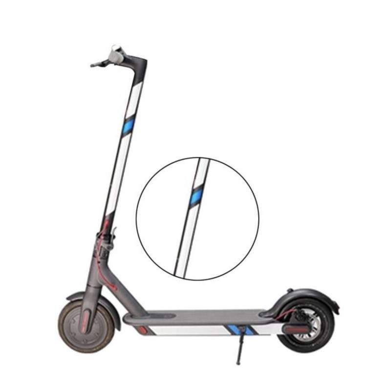 Reflecterende stickers voor de Xiaomi M365, 1S, Pro2, M365 Pro en Essential chassis Xiaomi - 8 Reflecterende stickers voor de Xi