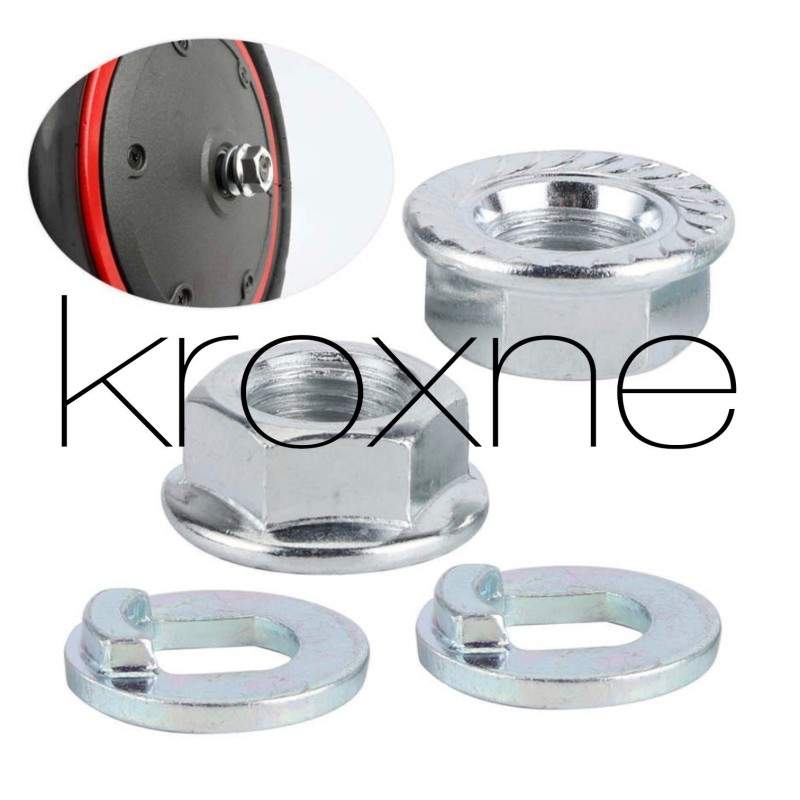 Porca e arruela de retenção para o motor da scooter elétrica Xiaomi, Ninebot ou similar Xiaomi - 7 Especificação:Tipo de item: P