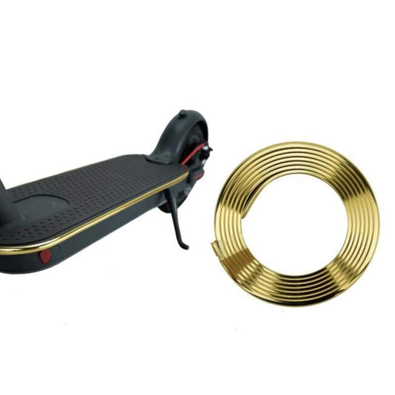 Tira protectora decorativa anti-colisión para patinete eléctrico.  - 9 Protege el chasis y la base de tu patinete eléctrico inst