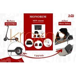 Monorim MFP (voetsteunbasis) voor Xiaomi, Ninebot Max of vergelijkbare modellen. Monorim - 5 Voetsteunbasis achter voor Xiaomi o